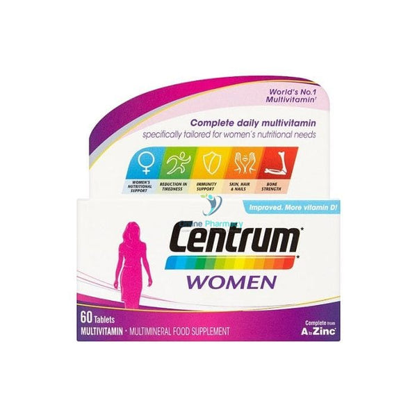 Centrum Women Multivitamins - 30/60 Tablets - OnlinePharmacy