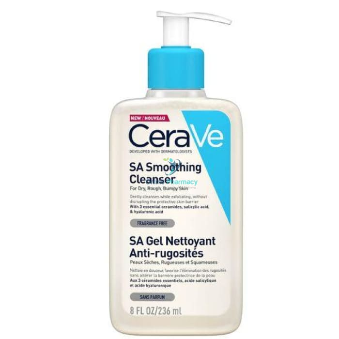 CeraVe Smoothing Cleanser - 236ml - OnlinePharmacy