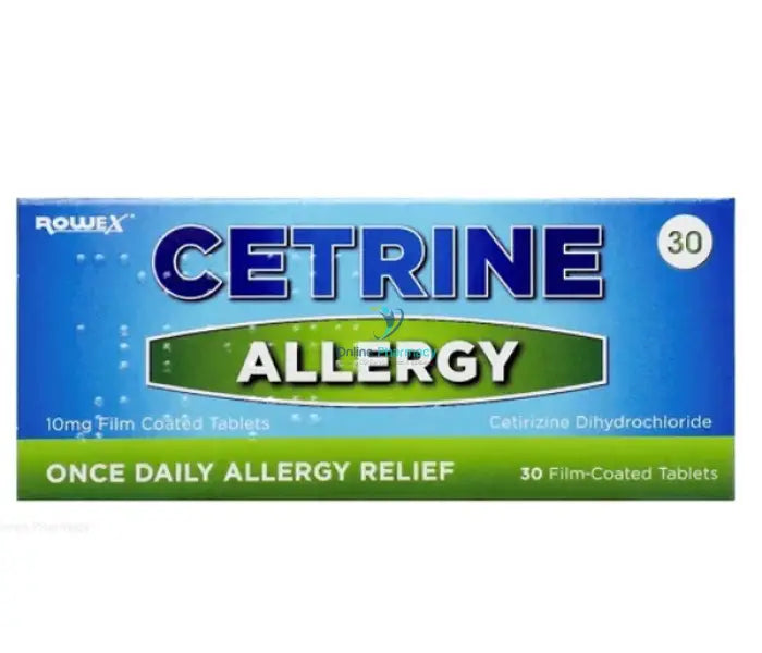 Cetrine Cetirizine Antihistamine Tablets - 7 Or 30 Pack Allergy & Hayfever