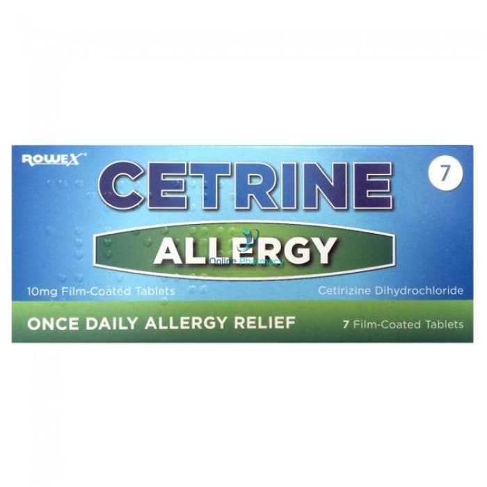 Cetrine Cetirizine Antihistamine Tablets - 7 or 30 Tablets - OnlinePharmacy