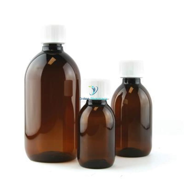 Child Resistant Glass Medicine Bottle 500ml - OnlinePharmacy