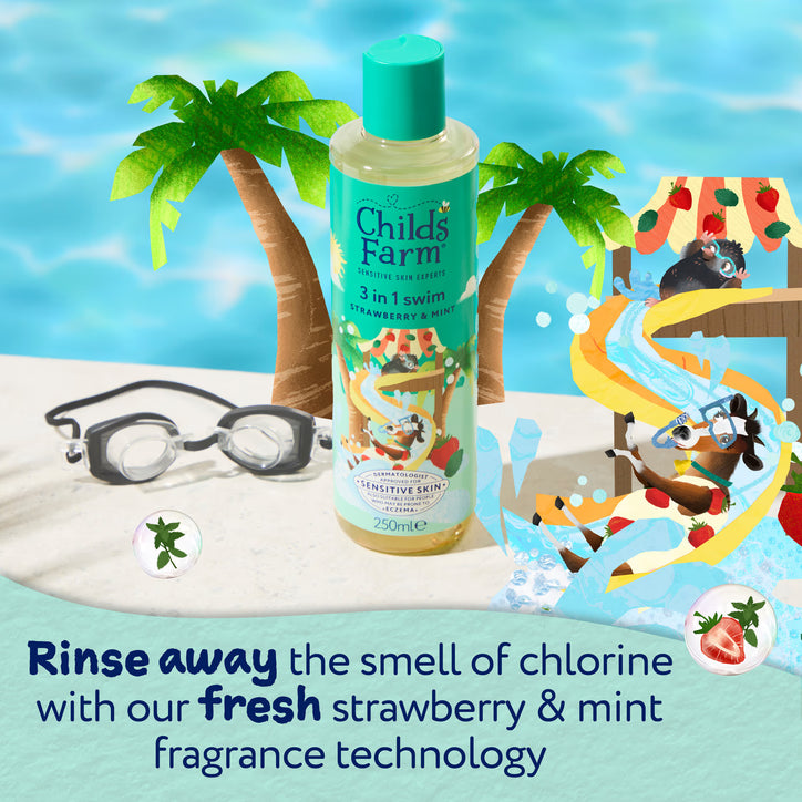 Childs Farm 3In1 Swim Strawberry and Organic Mint - 250ml