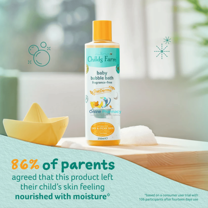 Childs Farm  OatDerm Baby Bubble Bath 250ml