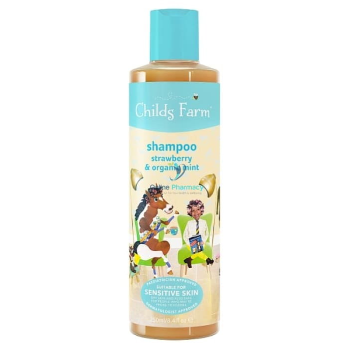 Childs Farm Shampoo in Strawberry & Organic Mint - 250ml - OnlinePharmacy