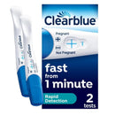 Clearblue Rapid Detection Pregnancy Test - 1/2 Pack