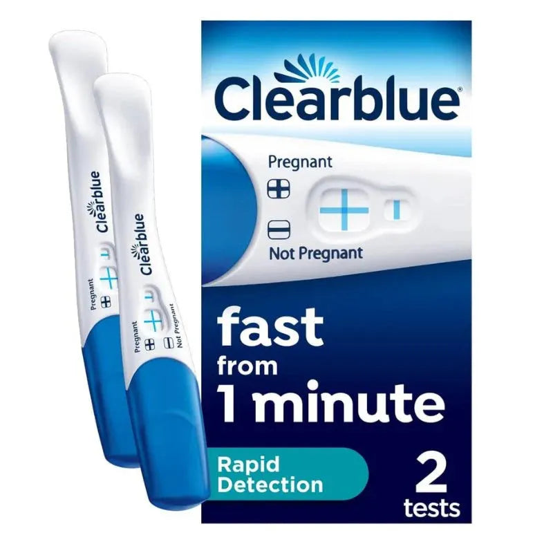 Clearblue Rapid Detection Pregnancy Test - 1/2 Pack