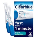 Clearblue Rapid Detection Pregnancy Test - 1/2 Pack