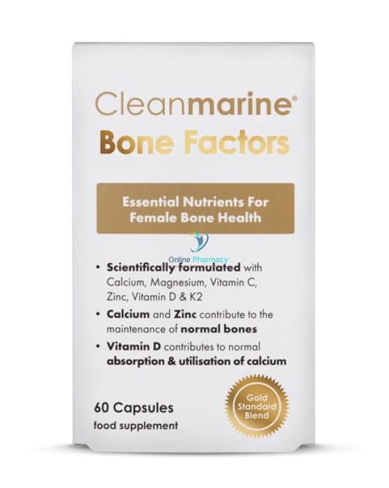 Cleanmarine Bone Factors - 60 Capsules Vitamins & Supplements