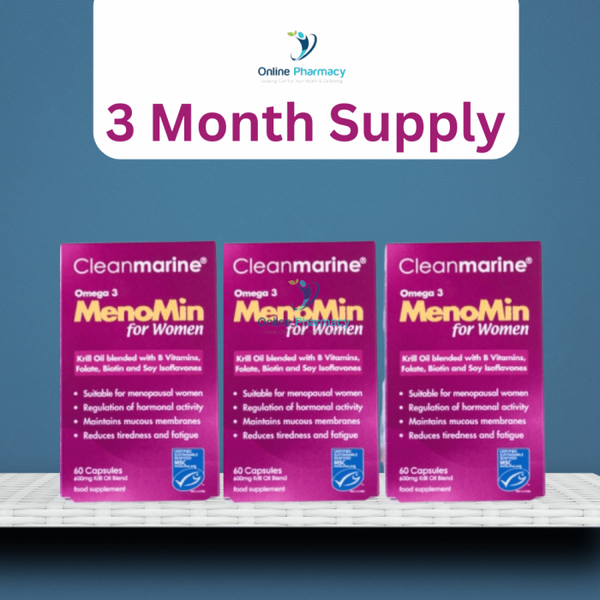 Cleanmarine MenoMin For Menopause - 3 month supply