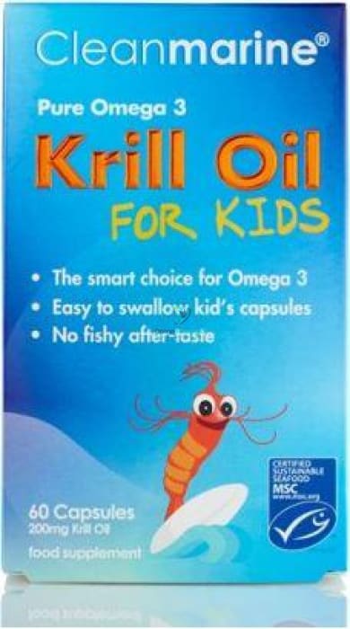 Cleanmarine Omega 3 Krill Oil for Kids - 60 Capsules - OnlinePharmacy