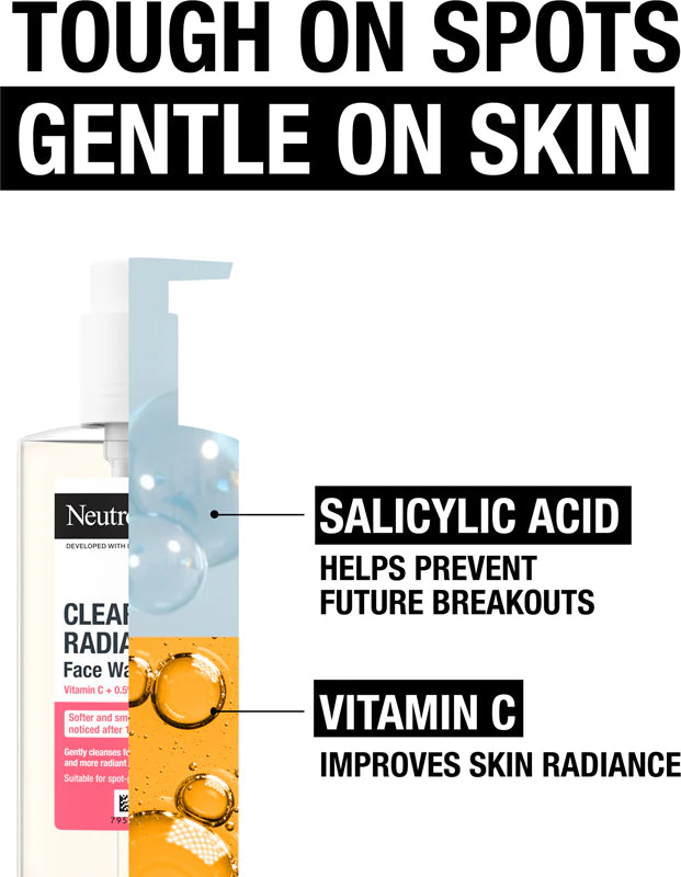 Neutrogena Clear & Radiant Face Wash - 200ml