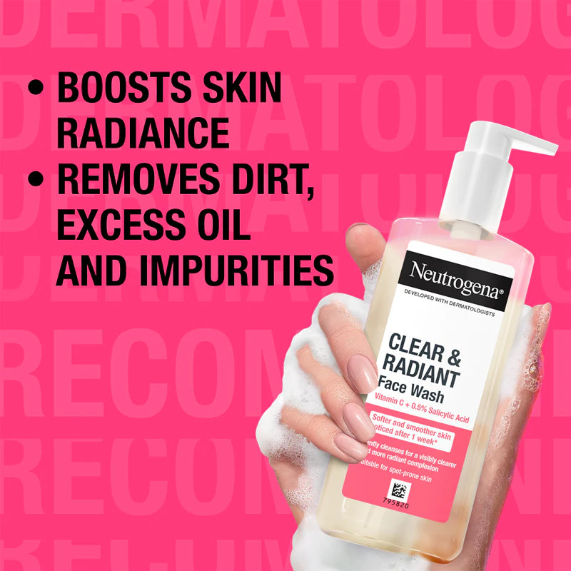 Neutrogena Clear & Radiant Face Wash - 200ml
