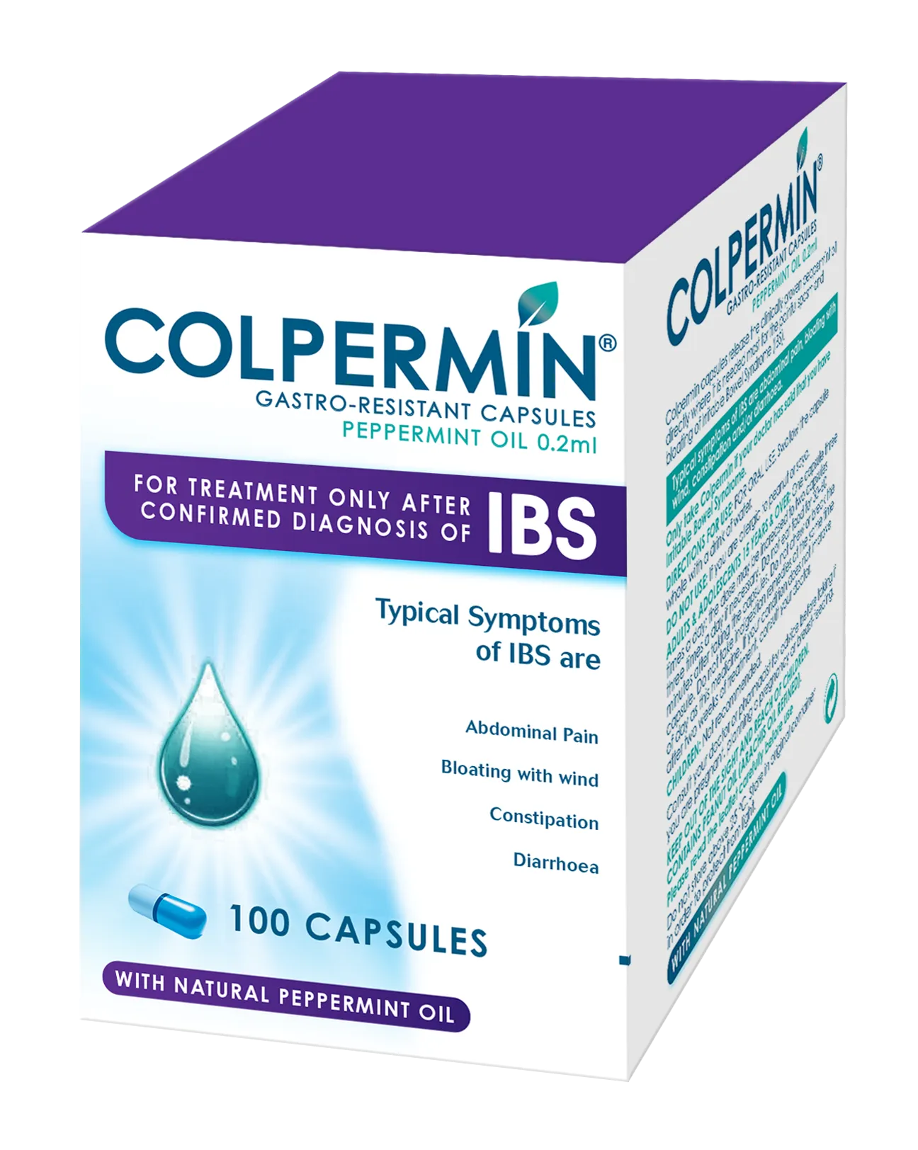Colpermin Peppermint Oil Capsules - 20 / 100 Pack - OnlinePharmacy