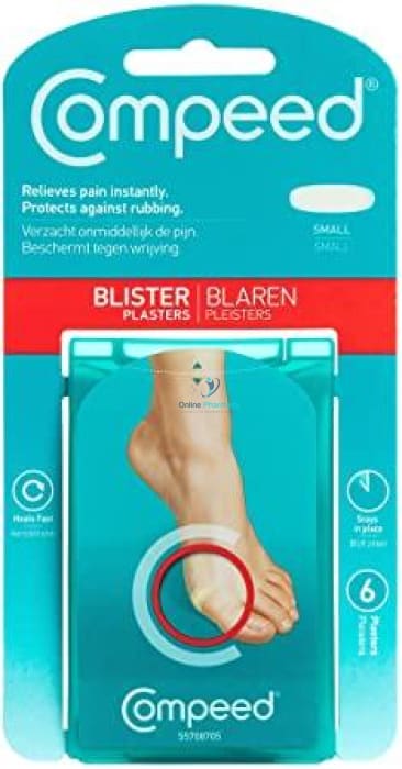 Compeed Blister Relief Plasters Small - 6 Plasters - OnlinePharmacy