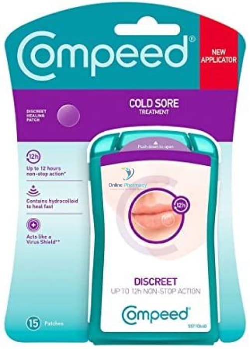 Compeed Invisible Cold Sore Patch - 15 Patches - OnlinePharmacy