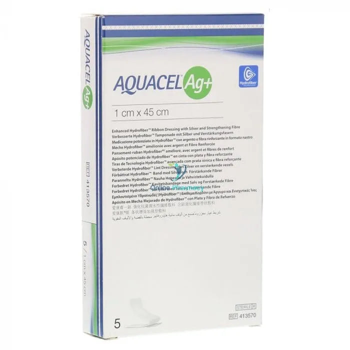 Convatec Aquacel AG+ Ribbon 1 x 45cm - 5 Pack