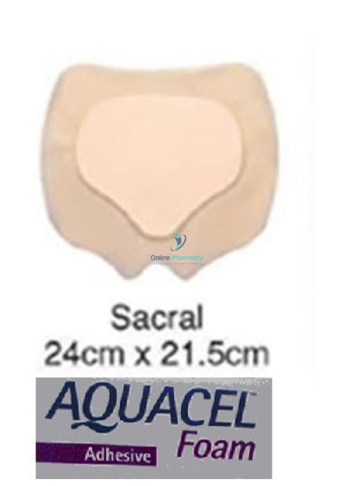 Convatec Aquacel Foam Sacral Shape 24cm x 21.5cm - 5 Pack - OnlinePharmacy