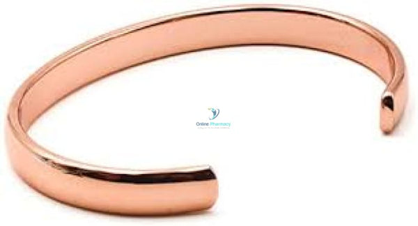 Copper Bangle With 2 Magnets - Plain - OnlinePharmacy