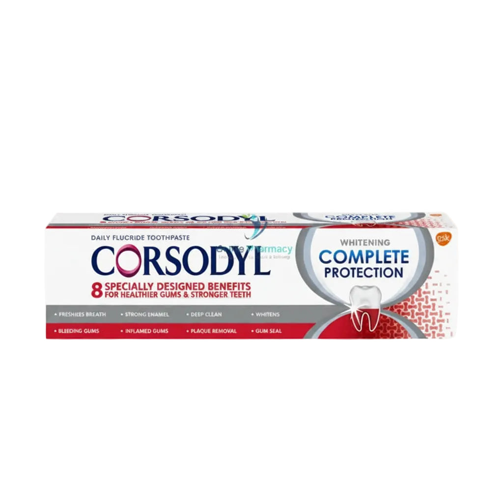 Corsodyl Complete Pro Whitening Toothpaste - 75ml
