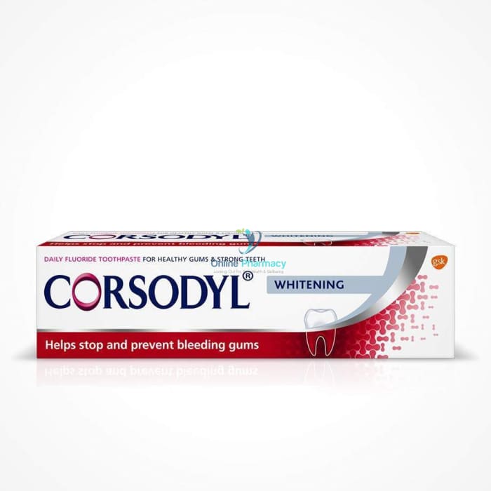 Corsodyl Daily Whitening Toothpaste - 75ml - OnlinePharmacy