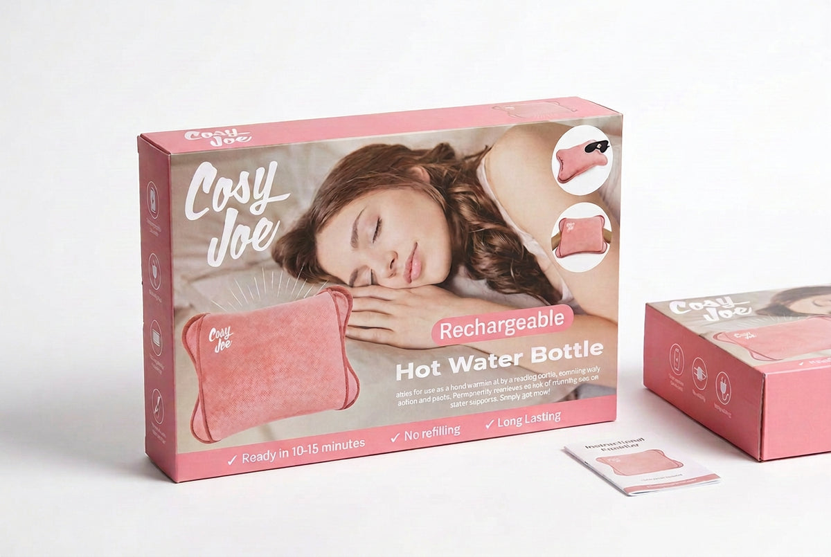 Cosy Joe Electric Hot Water Bottle Pink