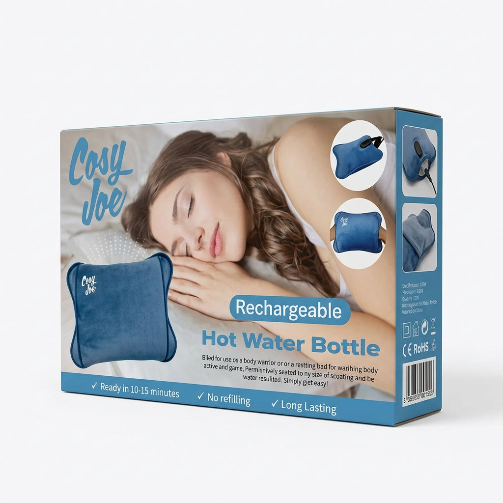 Cosy Joe Electric Hot Water Bottle Blue
