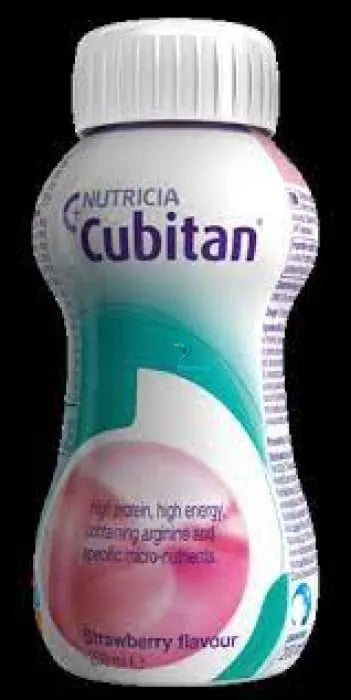 Cubitan Wound Management Nutritional Drink Strawberry - 200Ml / 24 X Nutrition Drinks & Shakes