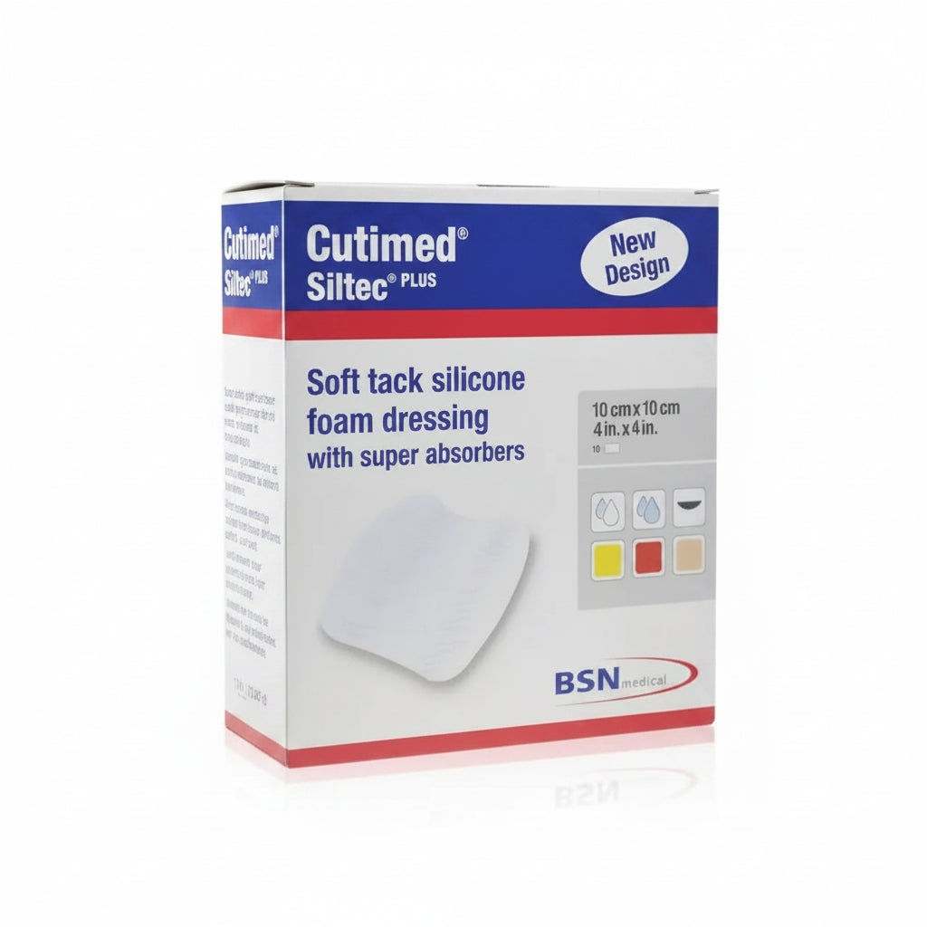 Cutimed Siltec Plus  10cm x 10cm - 10 Pack