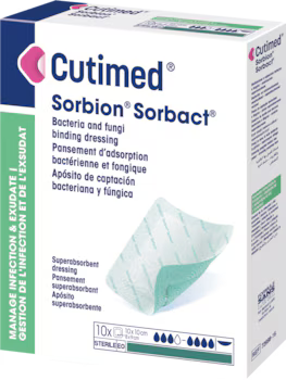 Cutimed Sorbion Sorbact Dressing 10X10cm