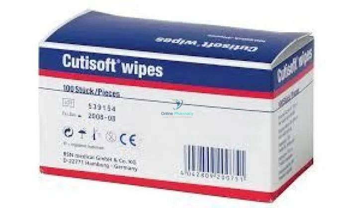 Cutisoft Alcohol Preparation Pads 6cm x 3cm - 100 Pack - OnlinePharmacy