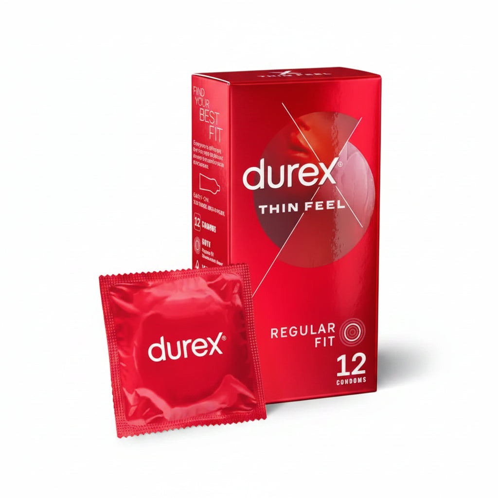 Durex Thin Feel Condoms Regular Fit - 3/6/12 Pack
