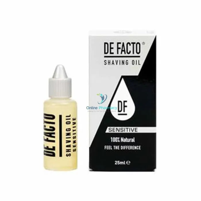 De Facto Sensitive Shaving Oil - 25ml - OnlinePharmacy