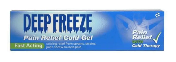 Deep Freeze Pain Relief Cold Gel - 100G Therapy & Heat