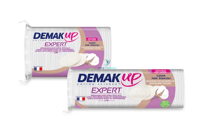Demak Up Expert Cotton Pads (Oval) - 50 Pack