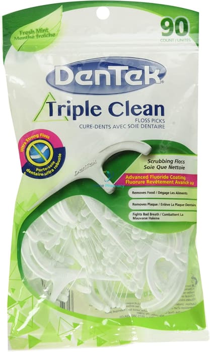 Dentek Tri Clean Floss Pic 90 - OnlinePharmacy