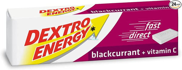 Dextro Energy Blackcurrant & Vitamin C - 14 Tablets - OnlinePharmacy