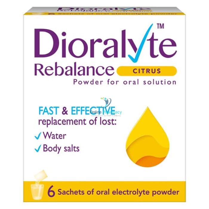 Dioralyte Rebalance Citrus Sachets - 6 Pack - OnlinePharmacy