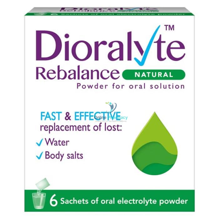 Dioralyte Rebalance Natural Sachets - 6 Pack - OnlinePharmacy