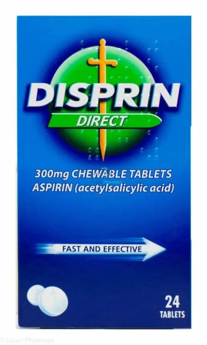 Disprin Direct 300mg Aspirin Orodispersible Tablets - 24 Pack