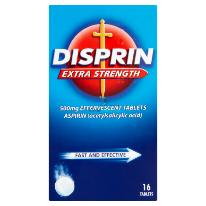 Disprin Extra Strength Effervescent Aspirin - 16 Pack - OnlinePharmacy