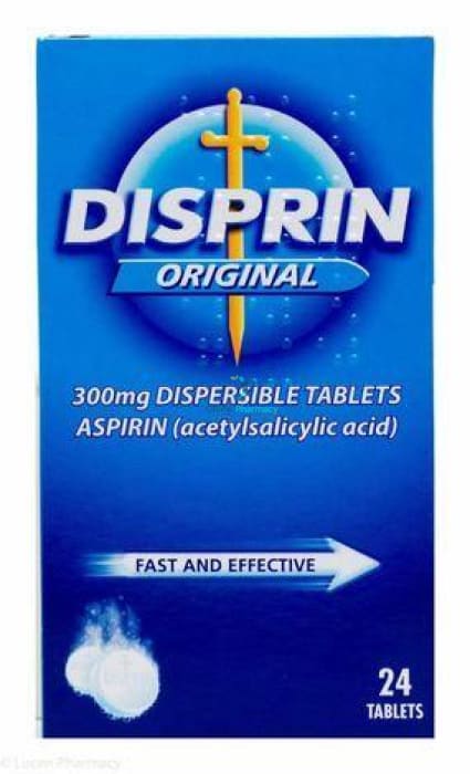 Disprin Original 300mg Dispersible Tabs - 24 Pack - OnlinePharmacy