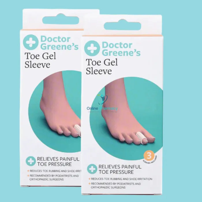 Doctor Greenes Toe Gel Sleeve Twin Pack