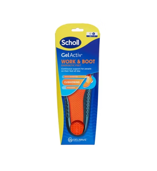 Scholl Active Work & Boot Insoles - S/L