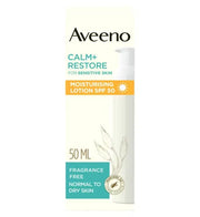 Aveeno Calm + Restore Moisturising Lotion SPF50 - 50ml