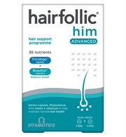 Vitabiotics Advanced Hairfollic Him - 30 Tablets + 30 Capsules