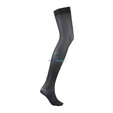 Activa Class 2 Thigh Length Closed Toe Compression Socks  - 1 Pair Black