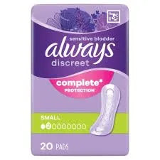 Always Discreet Small Pads - 20 Pads