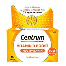 Centrum Vitamin D Boost Multivitamin - 30 Tablets