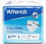 Attends Pull-Ons 6 - Large ( 18 Pack )