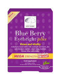 New Nordic Blue Berry Mega Strength - 30 Tablets